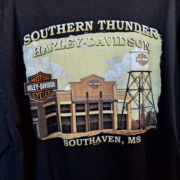 HarleyDavidson Ride to live Big graphic front & back print tee XL y2k motorcycle - Picture 3 of 7